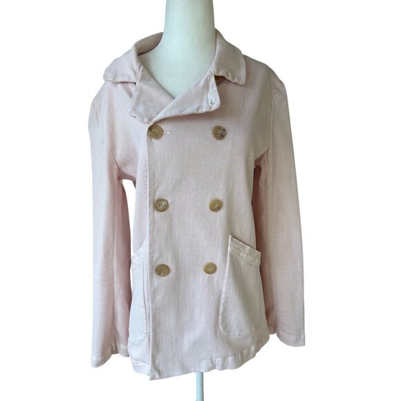 Frank & Eileen Belfast Peacoat Lightweight Jacket in Ballet Pink Size Small - Picture 3 of 15
